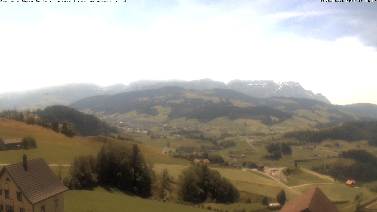 Archived image Webcam Appenzell in Switzerland