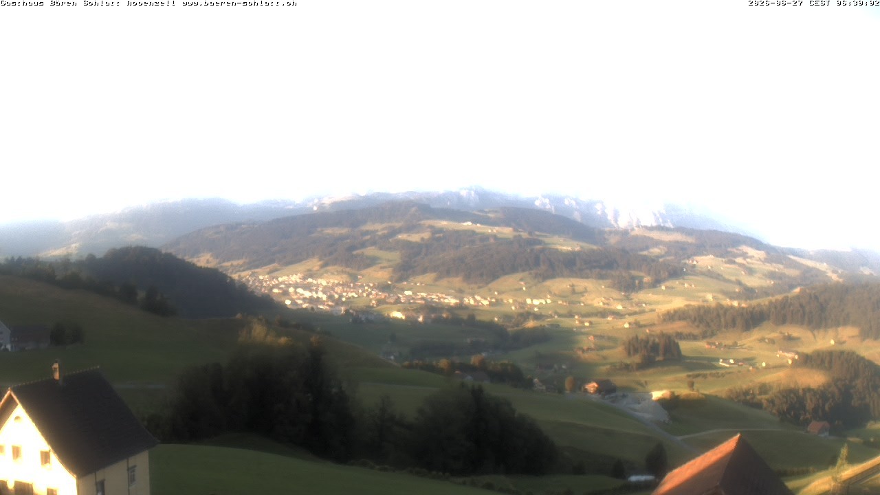 Archived image Webcam Appenzell in Switzerland