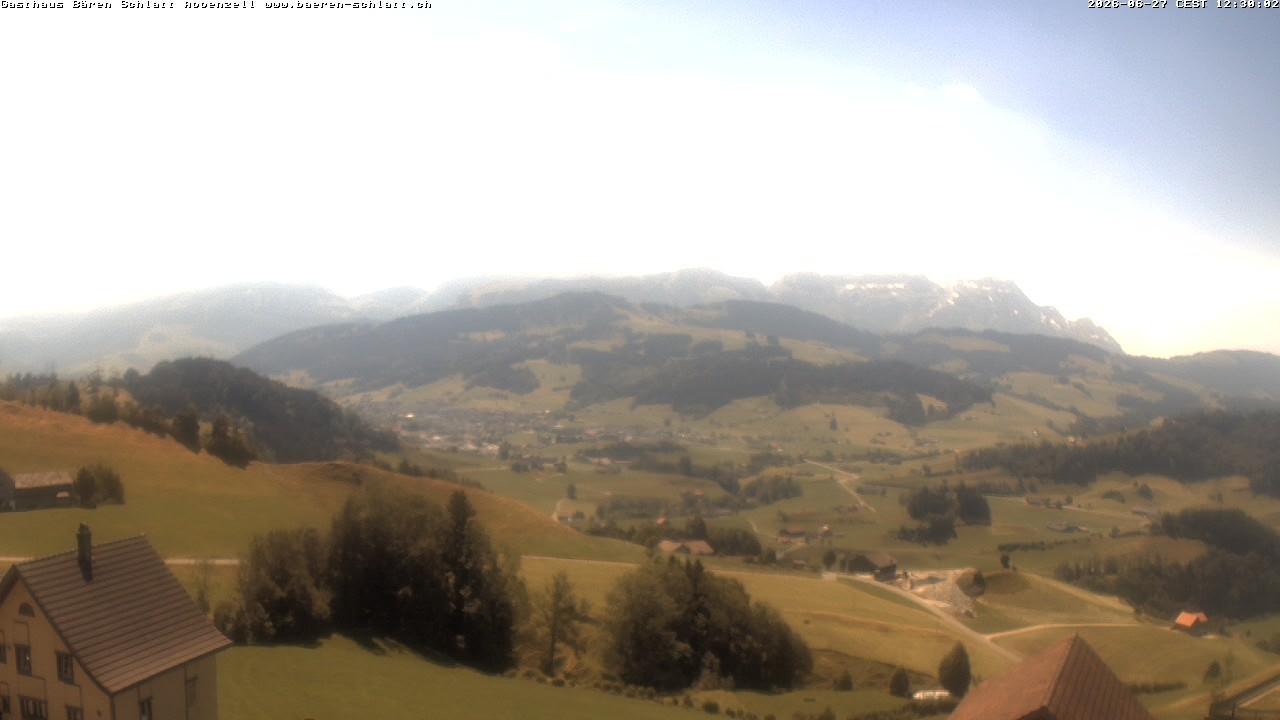Archived image Webcam Appenzell in Switzerland