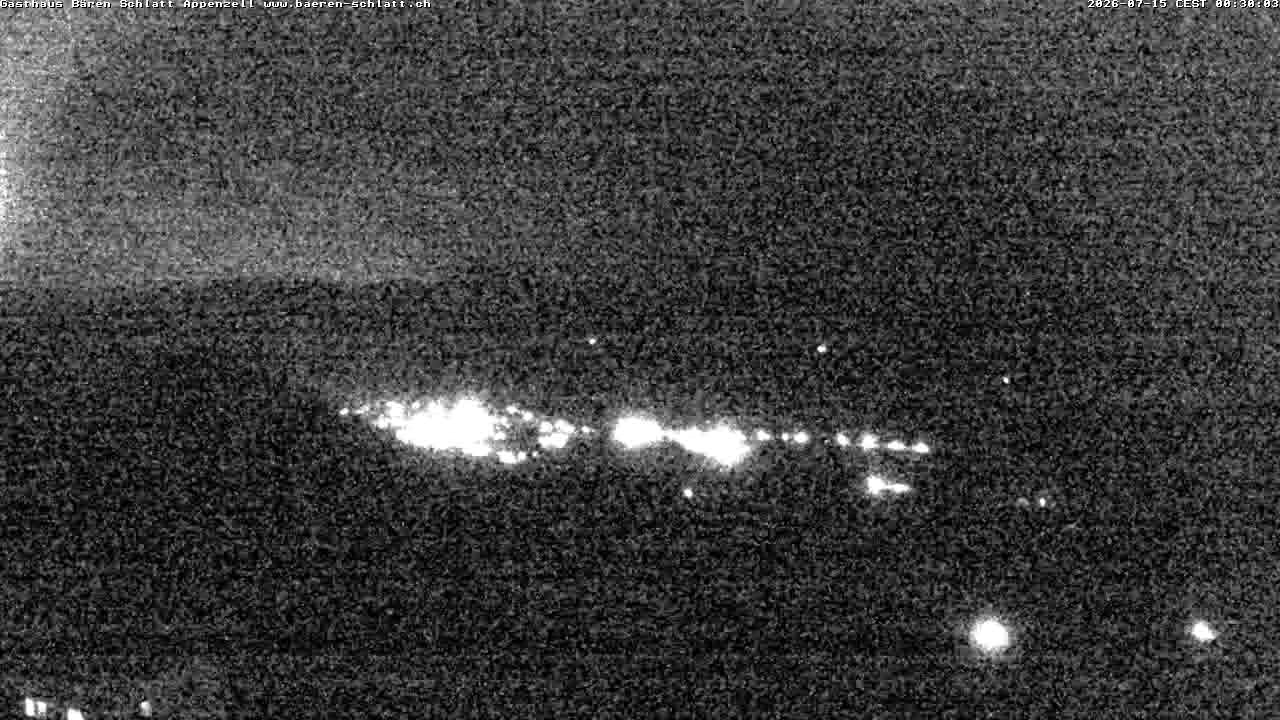 Archiv Foto Webcam Panoramablick über Appenzell
