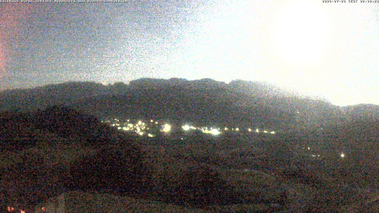 Archiv Foto Webcam Panoramablick über Appenzell