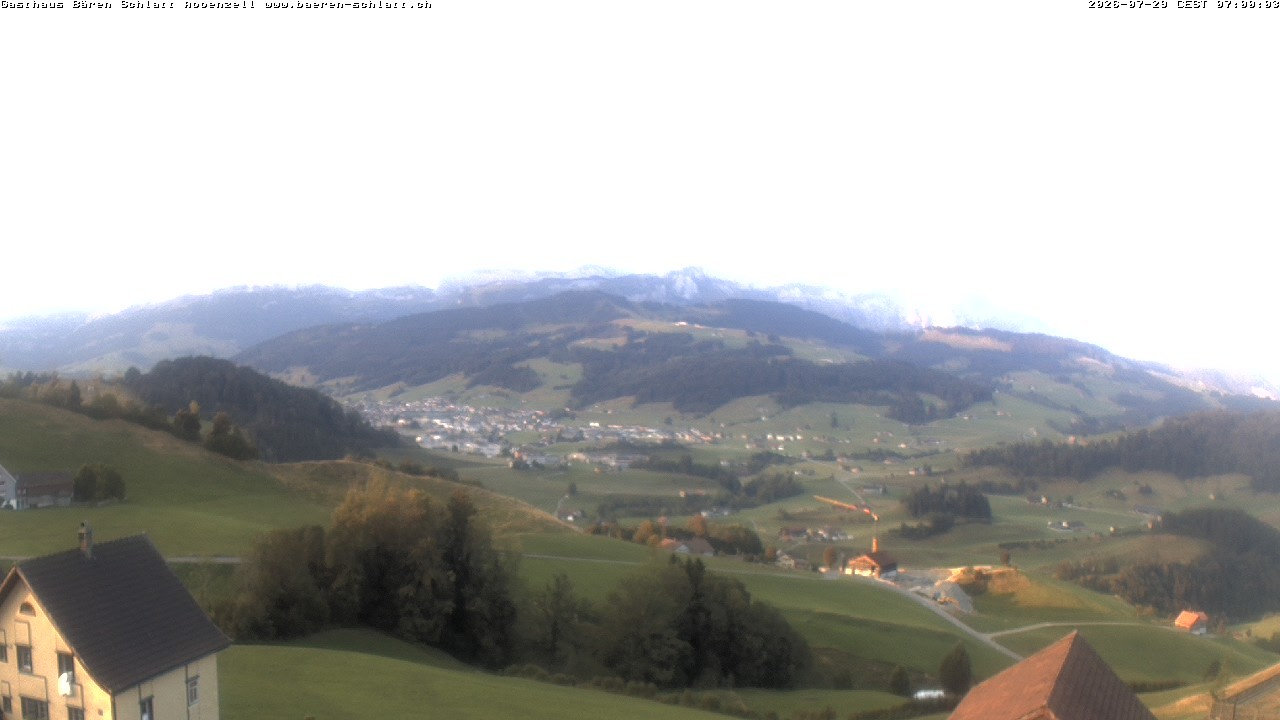 Archiv Foto Webcam Panoramablick über Appenzell