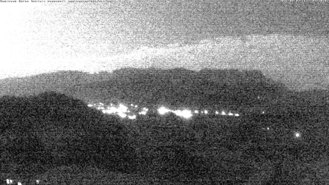 Archiv Foto Webcam Panoramablick über Appenzell