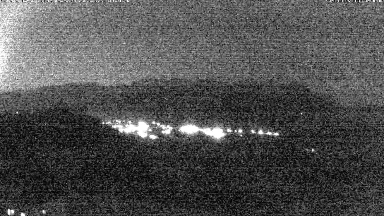 Archiv Foto Webcam Panoramablick über Appenzell