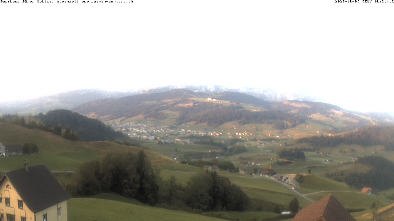 Archiv Foto Webcam Panoramablick über Appenzell