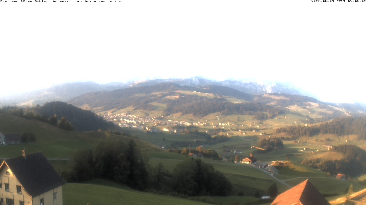 Archiv Foto Webcam Panoramablick über Appenzell