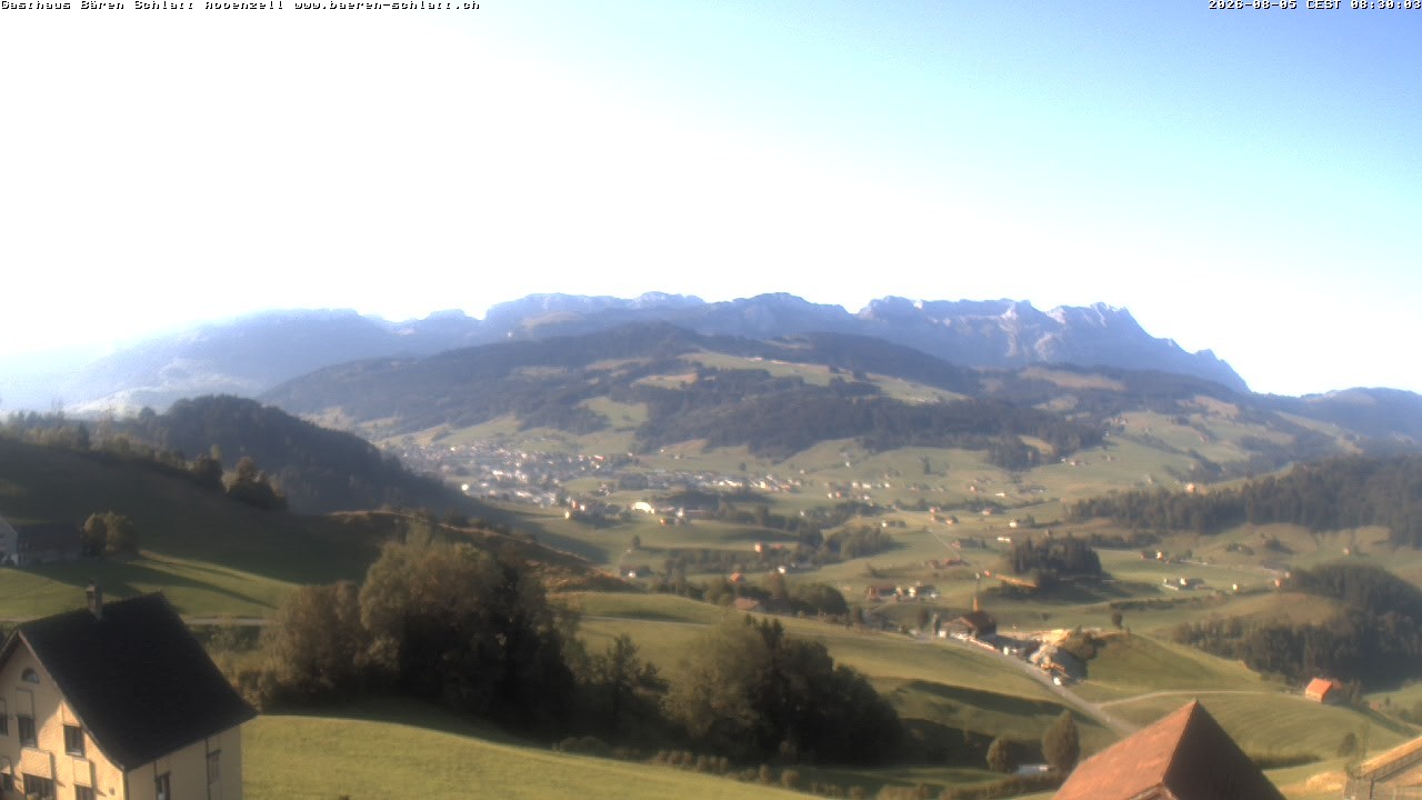Archiv Foto Webcam Panoramablick über Appenzell