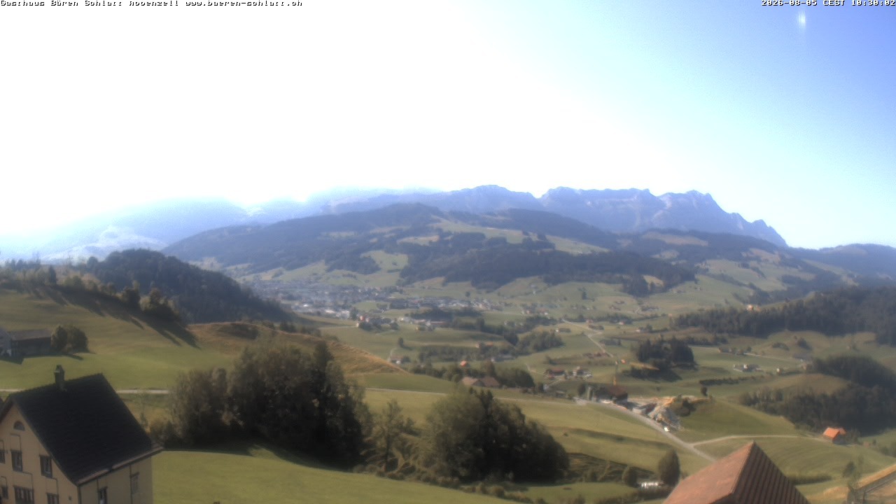 Archiv Foto Webcam Panoramablick über Appenzell