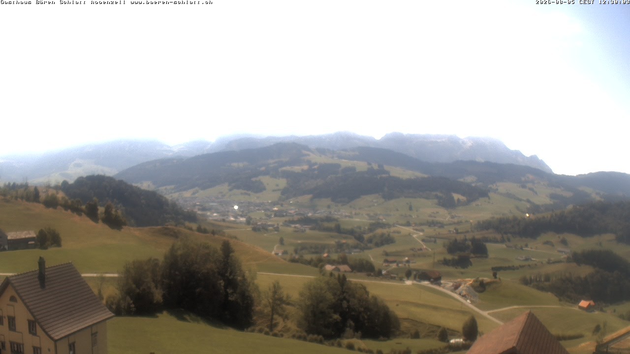 Archiv Foto Webcam Panoramablick über Appenzell