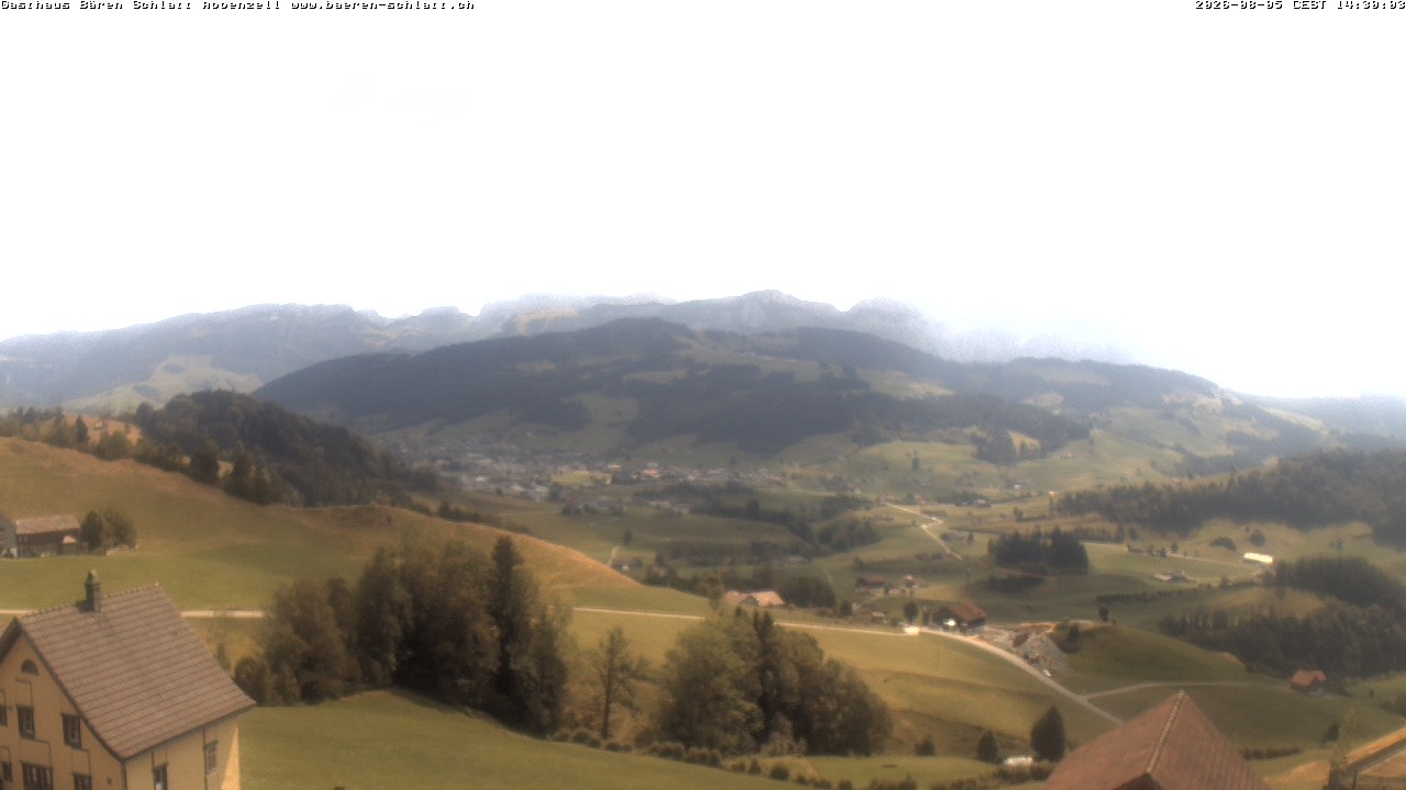 Archiv Foto Webcam Panoramablick über Appenzell