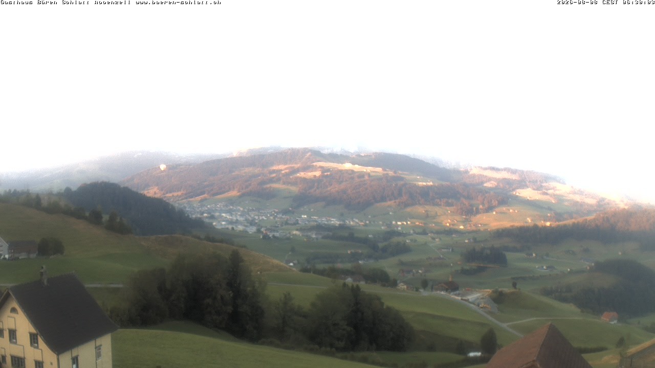 Archived image Webcam Appenzell in Switzerland