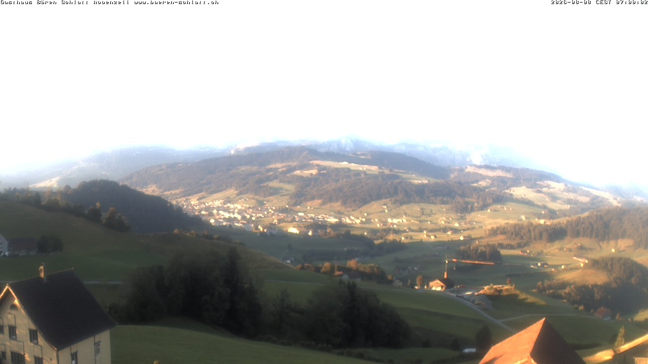 Archived image Webcam Appenzell in Switzerland