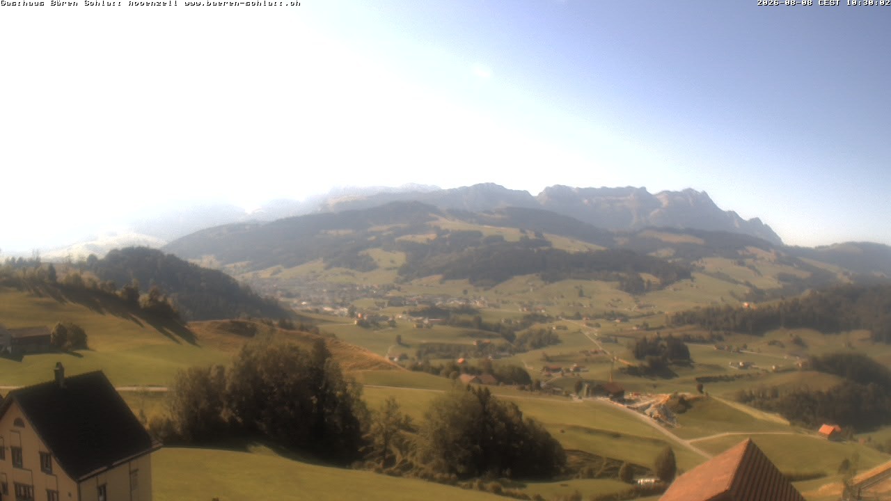 Archived image Webcam Appenzell in Switzerland