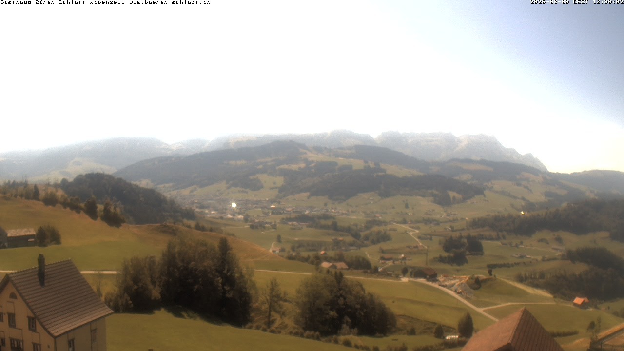 Archived image Webcam Appenzell in Switzerland