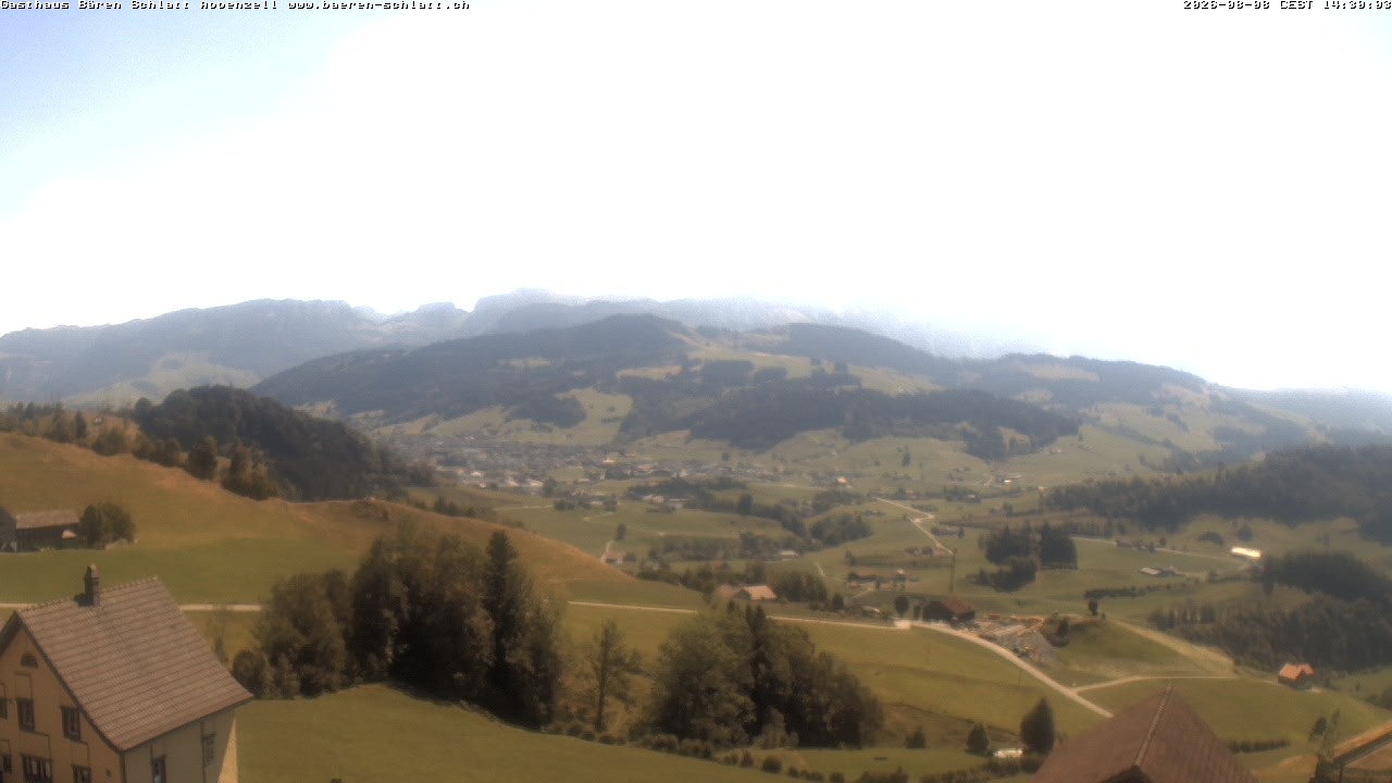 Archived image Webcam Appenzell in Switzerland