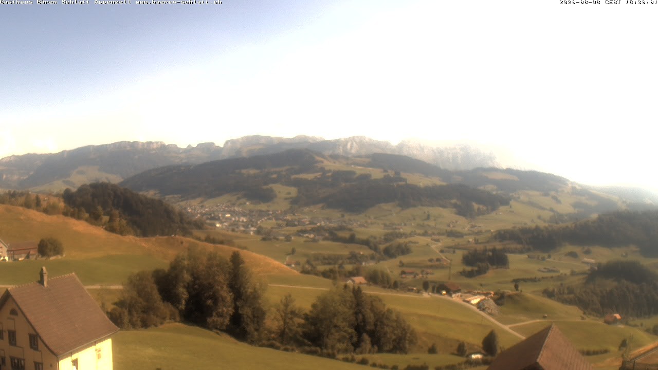 Archived image Webcam Appenzell in Switzerland