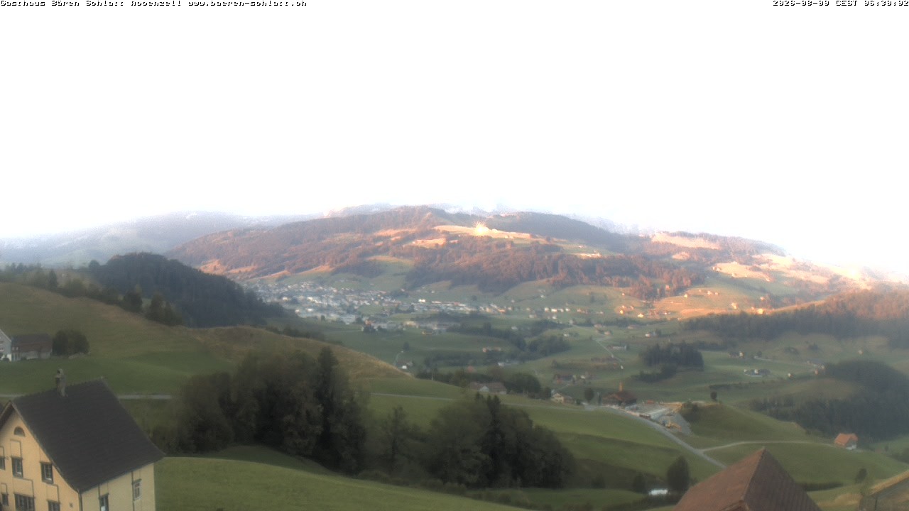 Archiv Foto Webcam Panoramablick über Appenzell