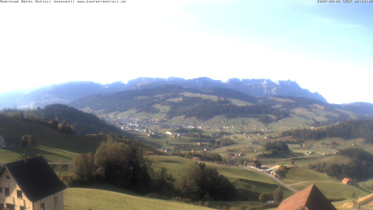 Archiv Foto Webcam Panoramablick über Appenzell