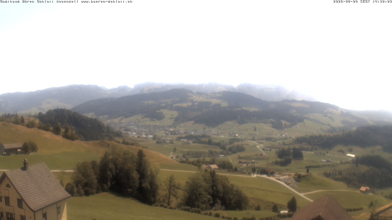 Archiv Foto Webcam Panoramablick über Appenzell