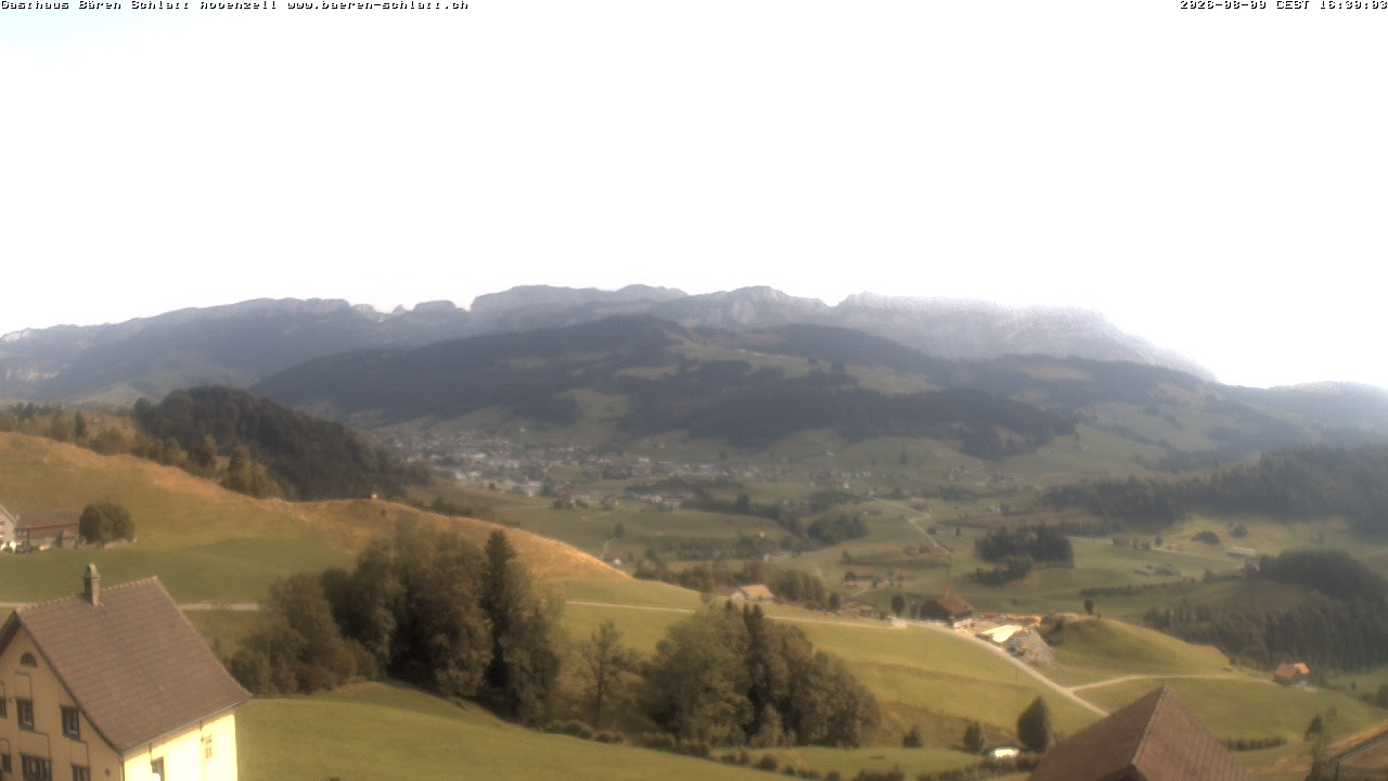 Archiv Foto Webcam Panoramablick über Appenzell
