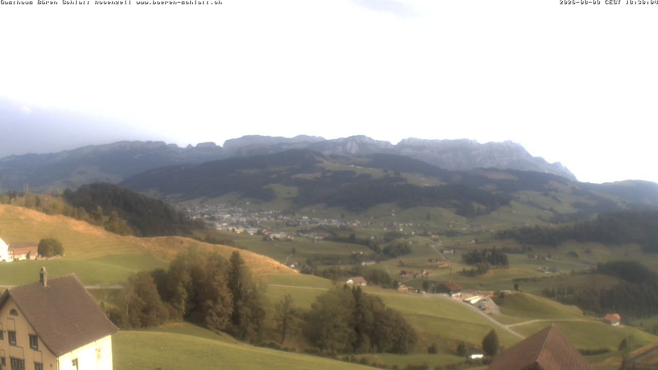 Archiv Foto Webcam Panoramablick über Appenzell