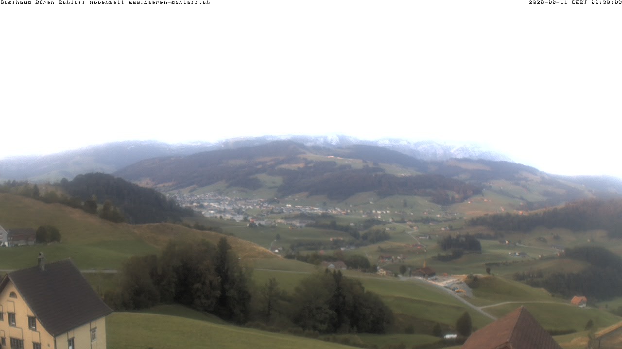 Archiv Foto Webcam Panoramablick über Appenzell