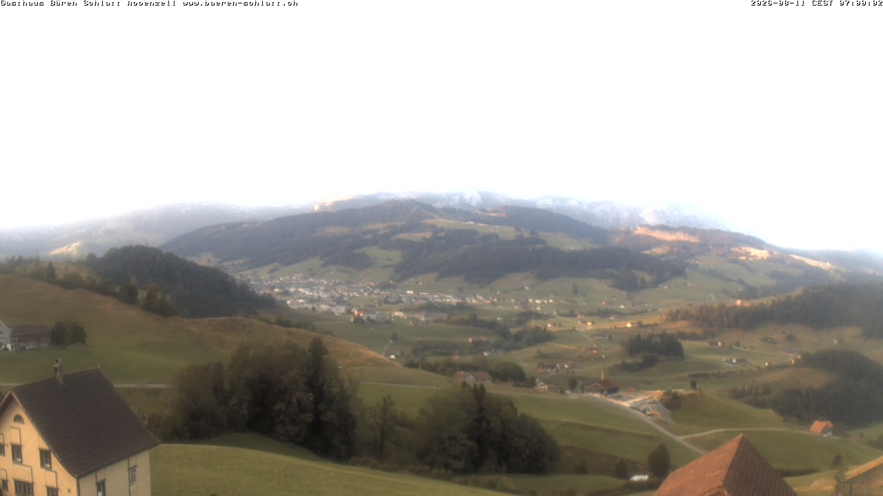 Archiv Foto Webcam Panoramablick über Appenzell