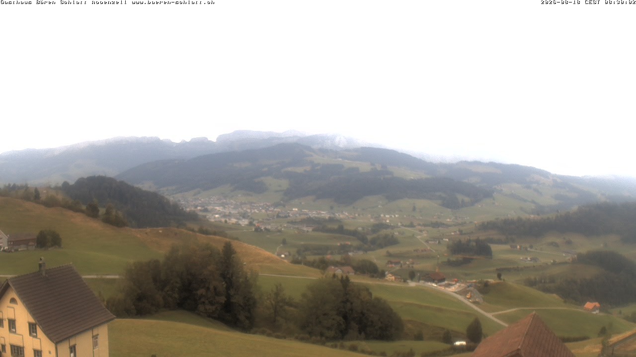 Archiv Foto Webcam Panoramablick über Appenzell