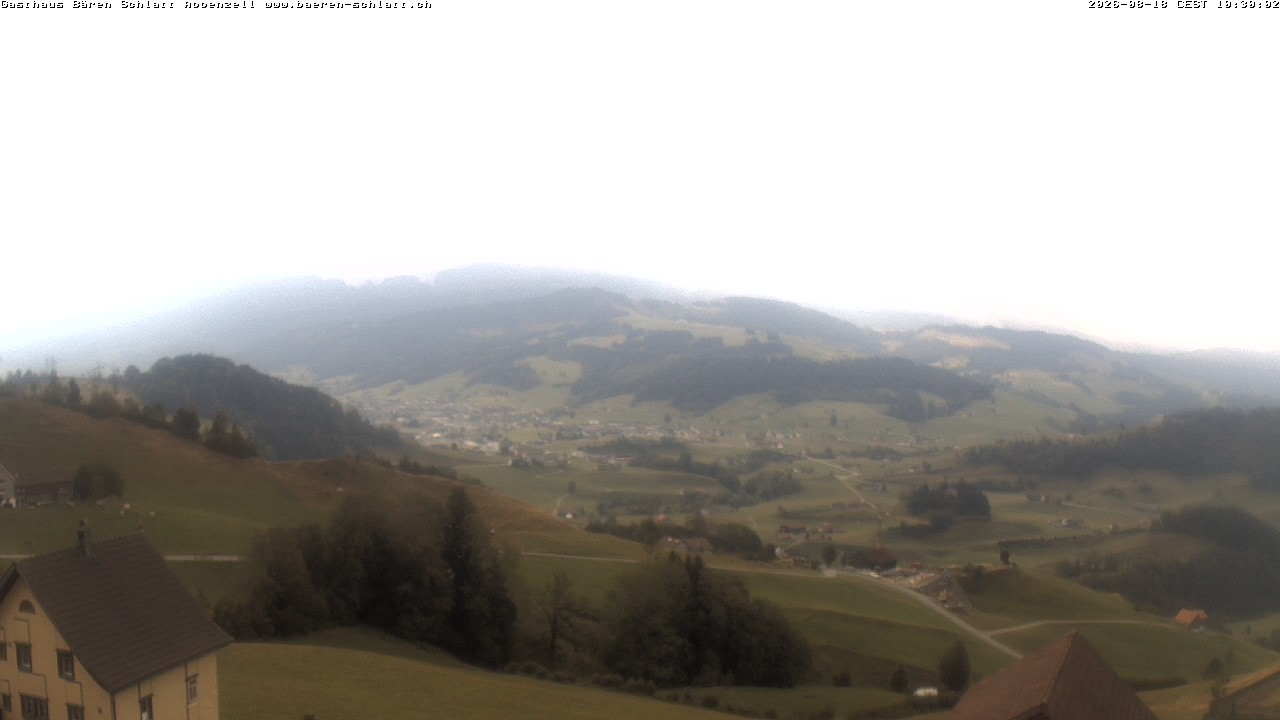 Archiv Foto Webcam Panoramablick über Appenzell