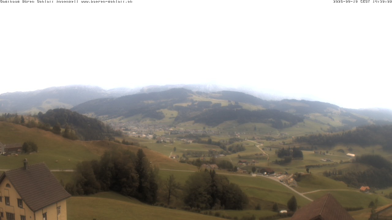 Archiv Foto Webcam Panoramablick über Appenzell
