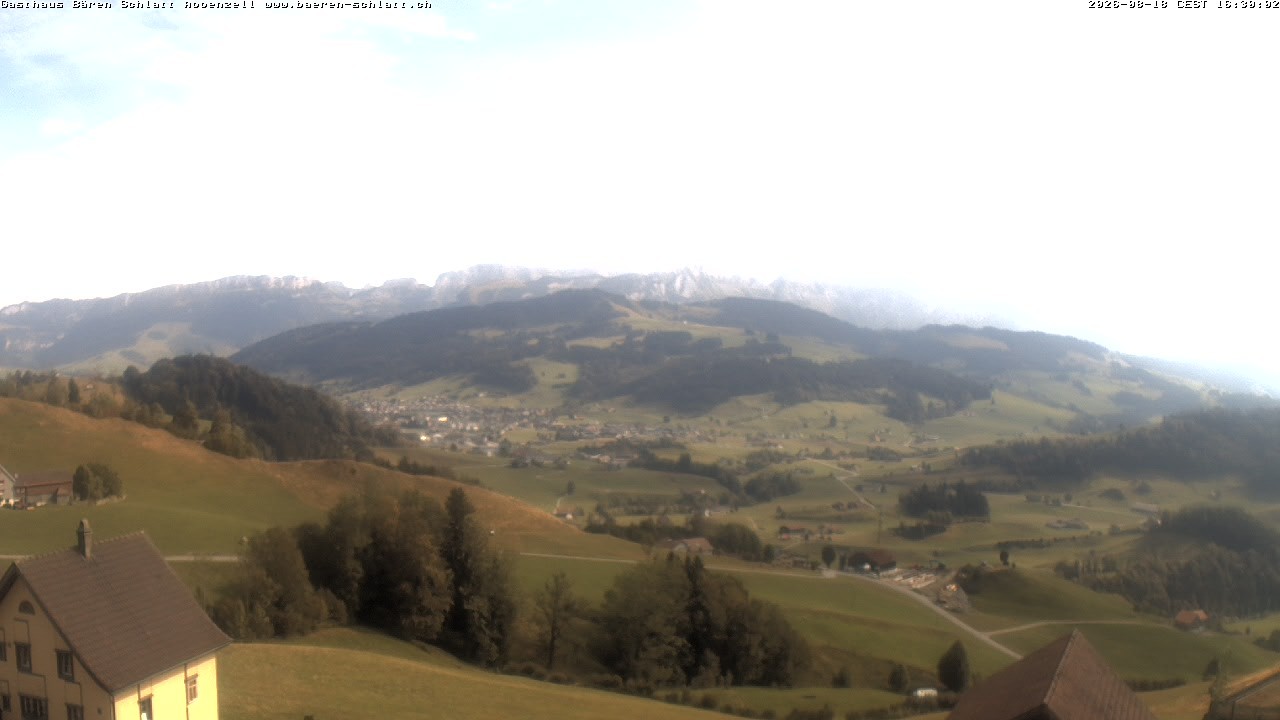 Archiv Foto Webcam Panoramablick über Appenzell