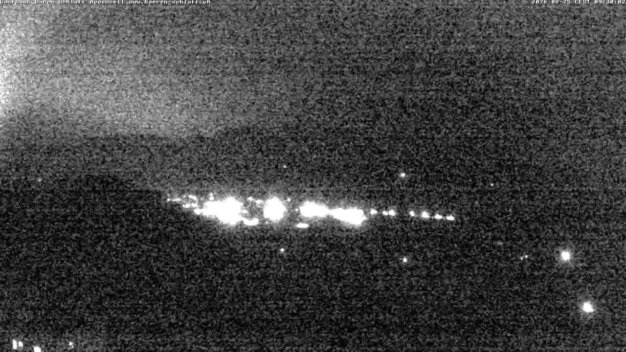 Archiv Foto Webcam Panoramablick über Appenzell