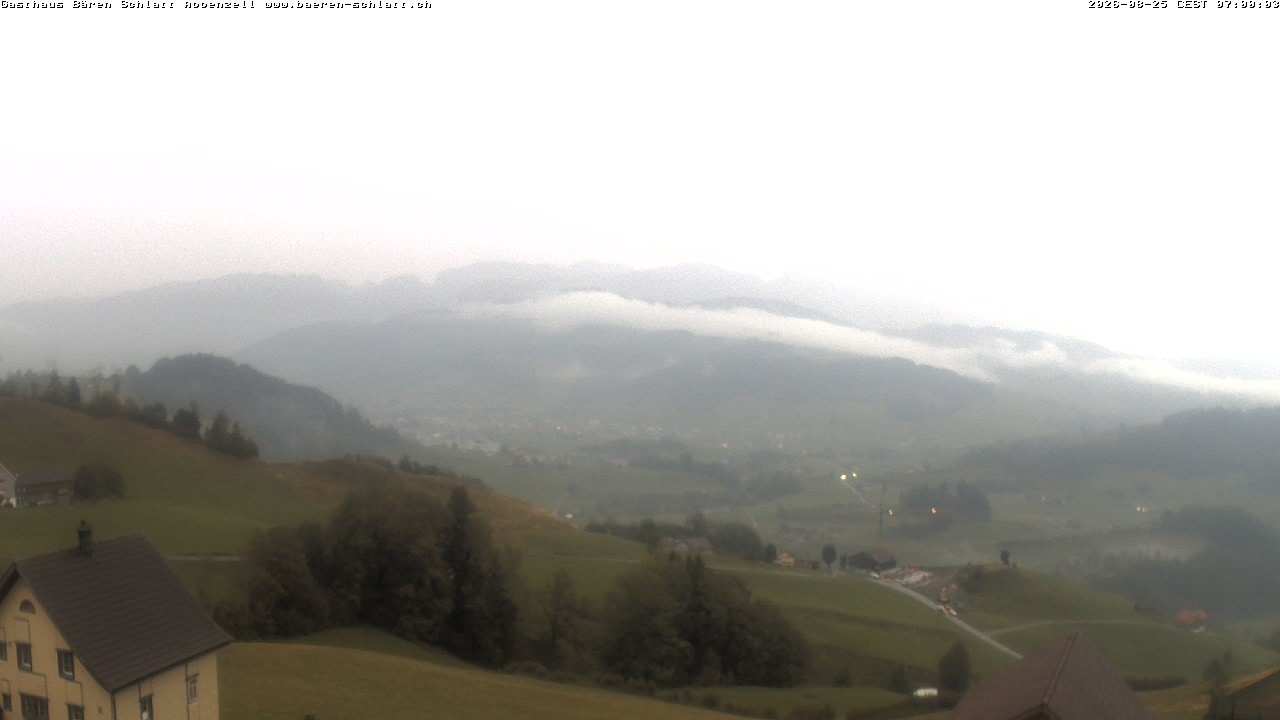 Archiv Foto Webcam Panoramablick über Appenzell
