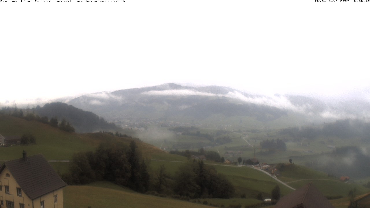 Archiv Foto Webcam Panoramablick über Appenzell