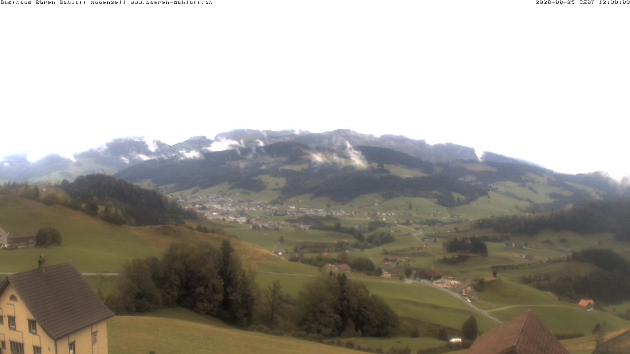 Archiv Foto Webcam Panoramablick über Appenzell