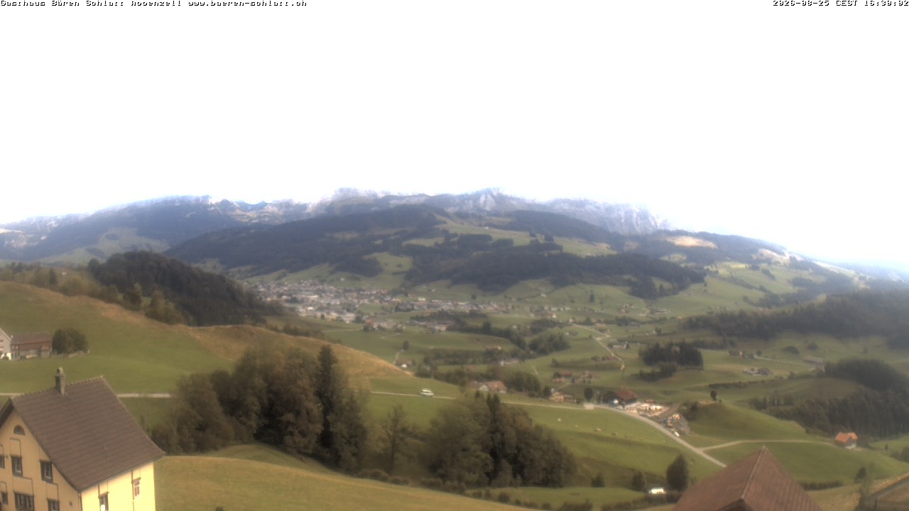 Archiv Foto Webcam Panoramablick über Appenzell