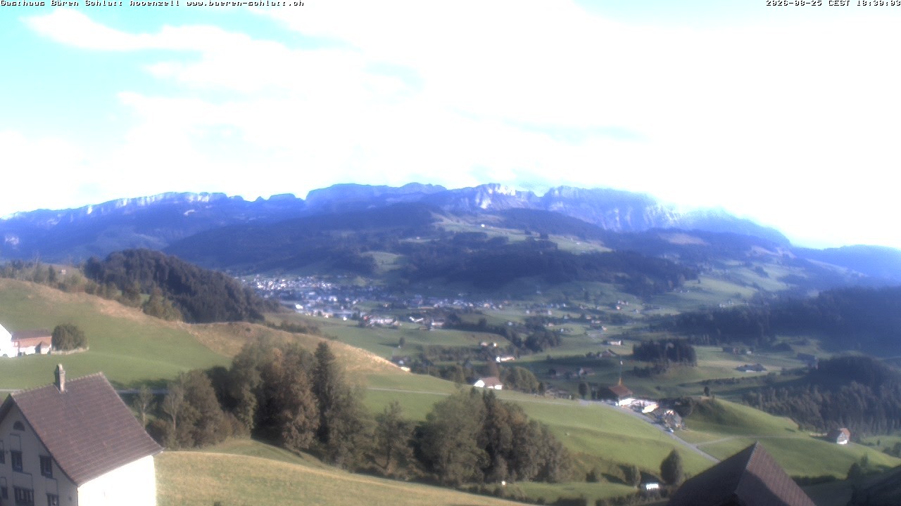 Archiv Foto Webcam Panoramablick über Appenzell
