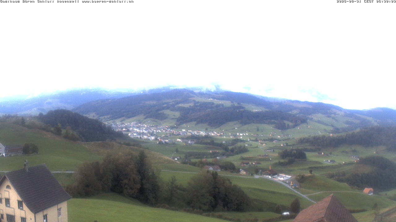 Archiv Foto Webcam Panoramablick über Appenzell