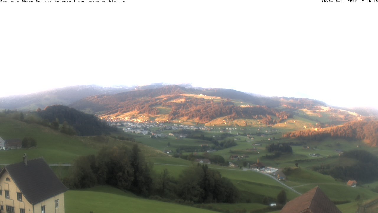 Archiv Foto Webcam Panoramablick über Appenzell