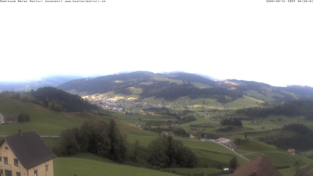Archiv Foto Webcam Panoramablick über Appenzell