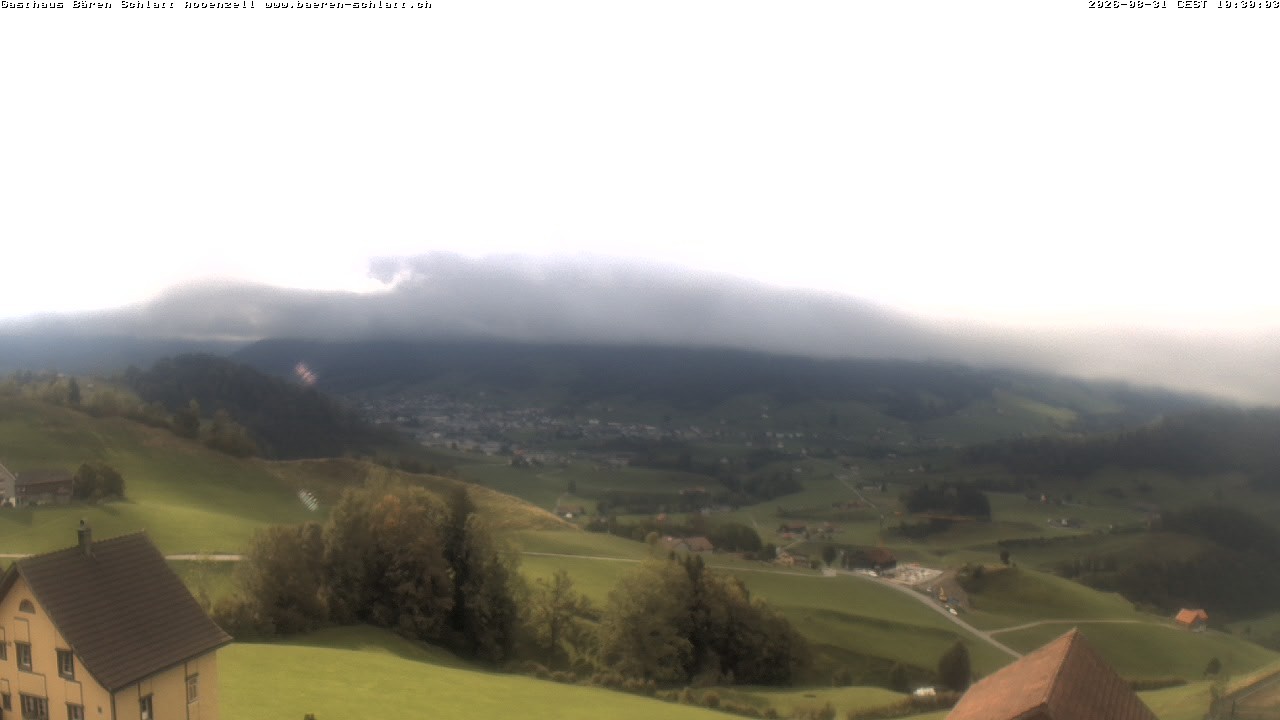 Archiv Foto Webcam Panoramablick über Appenzell