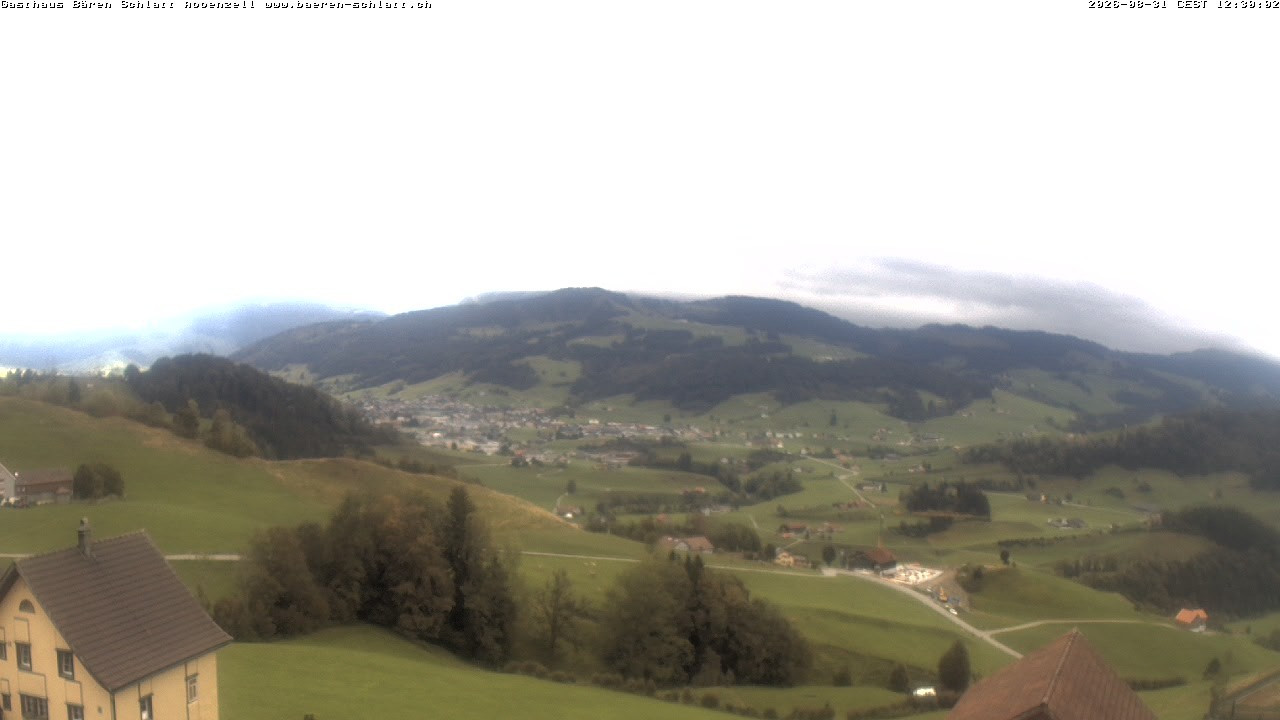 Archiv Foto Webcam Panoramablick über Appenzell