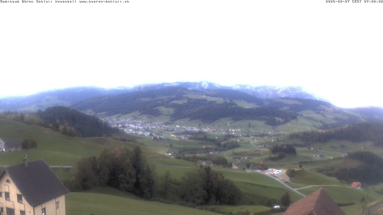 Archiv Foto Webcam Panoramablick über Appenzell
