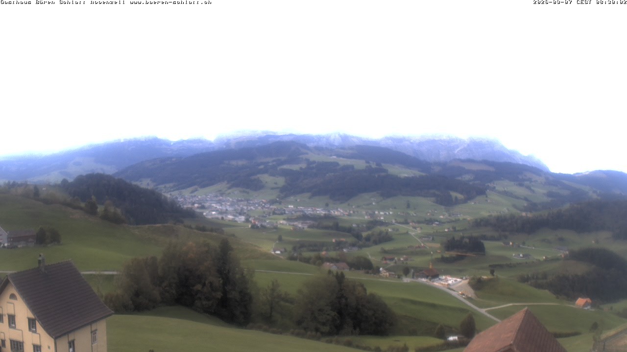 Archiv Foto Webcam Panoramablick über Appenzell