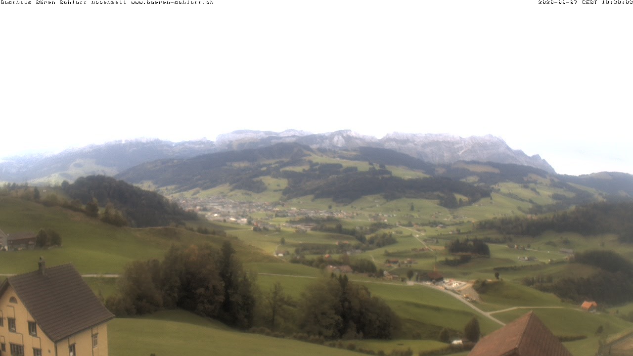 Archiv Foto Webcam Panoramablick über Appenzell