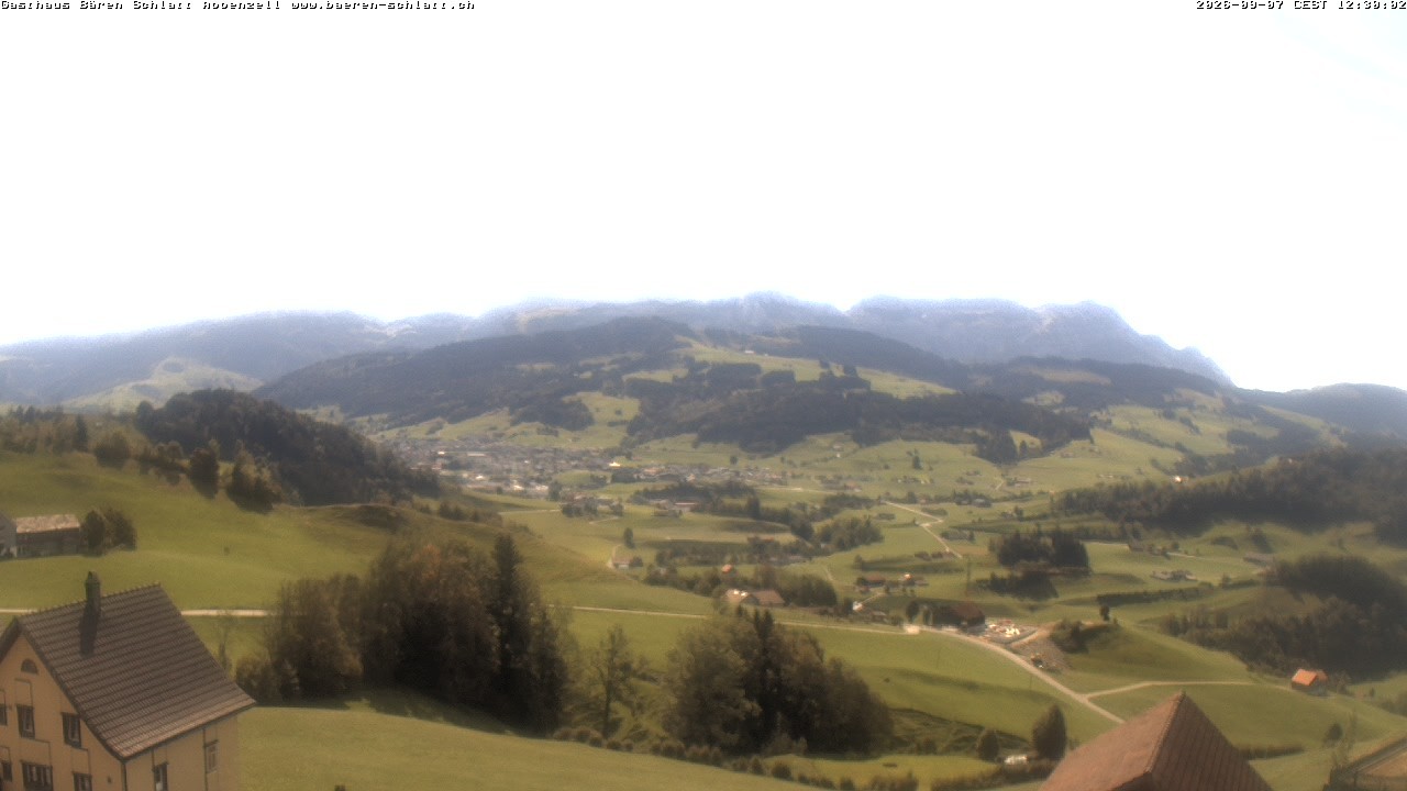 Archiv Foto Webcam Panoramablick über Appenzell