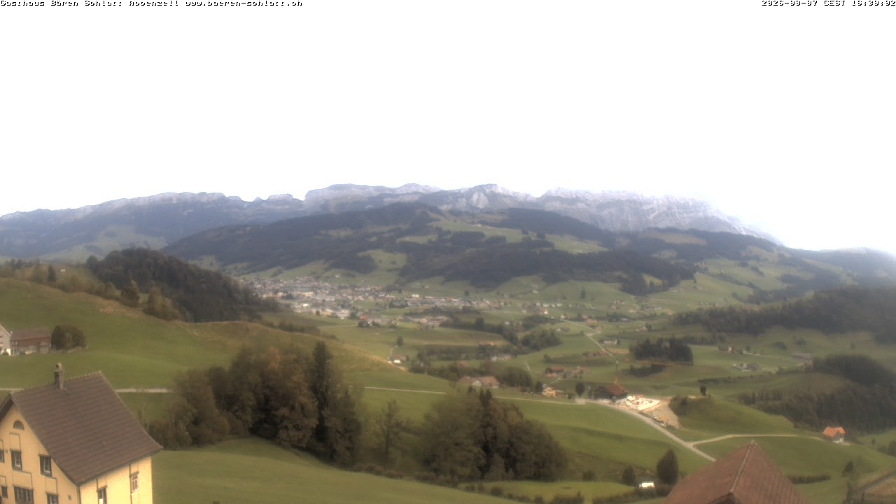 Archiv Foto Webcam Panoramablick über Appenzell
