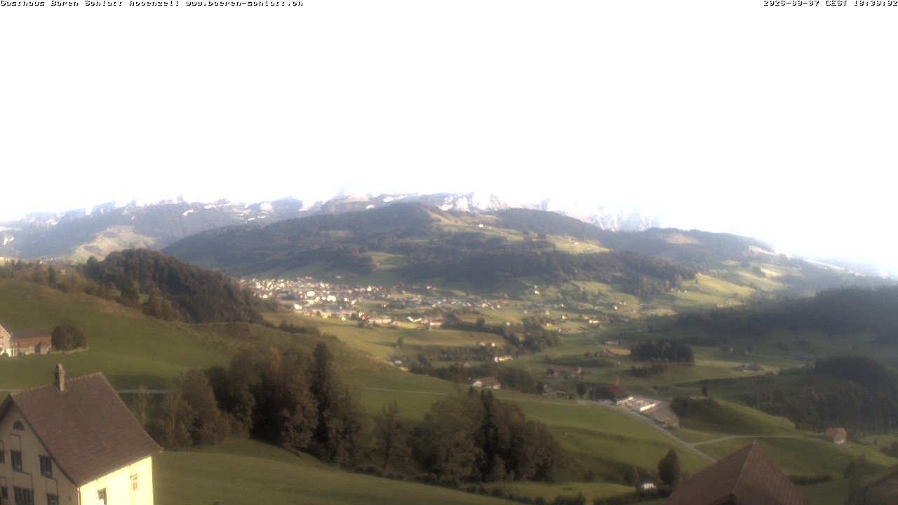 Archiv Foto Webcam Panoramablick über Appenzell