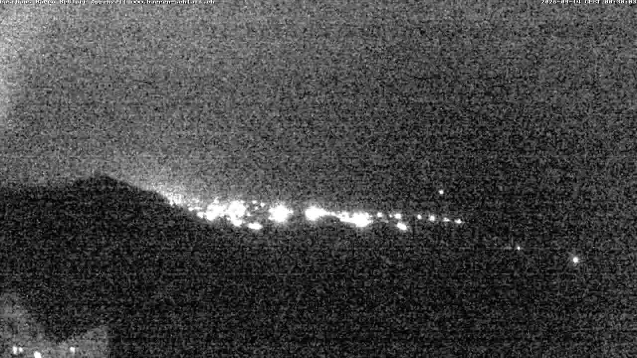 Archiv Foto Webcam Panoramablick über Appenzell
