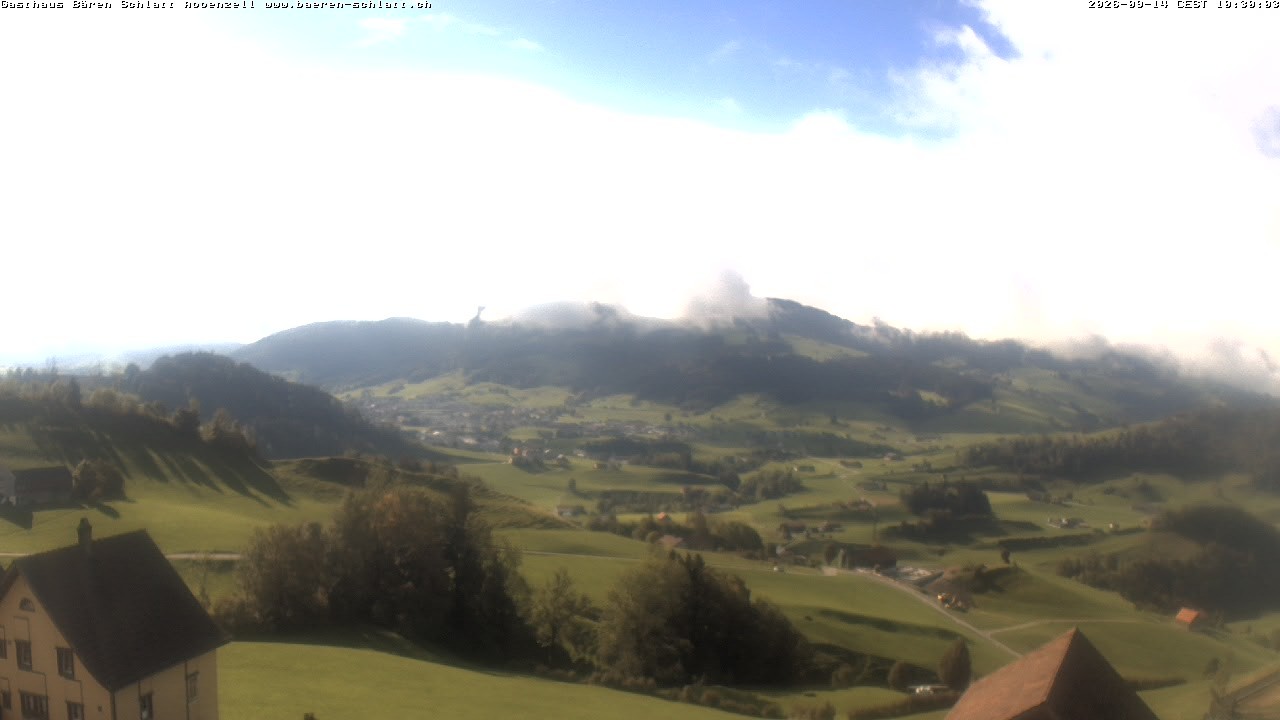 Archiv Foto Webcam Panoramablick über Appenzell